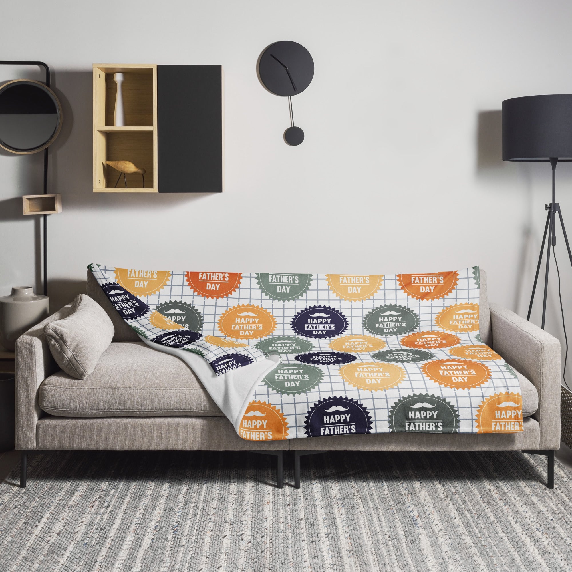 Cool Dad's Cozy Throw Blanket