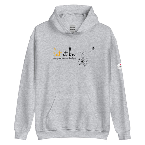 Bee Happy: Embrace the Chill Pullover Hoodie | Neurodivergent Pride Gift | Grit With Grace Original Art by Kymberly Robinson