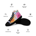 Floral Lover's Women's Botanical Style High Top Sneakers