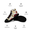 Floral Lover's Women's Botanical Style High Top Sneakers