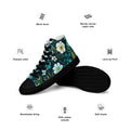 Floral Lover's Women's Botanical Style High Top Sneakers