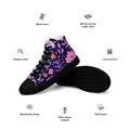 Floral Lover's Women's Botanical Style High Top Sneakers