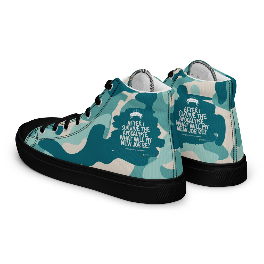 Army Enthusiast Women's High-Top Camouflage Sneakers