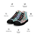 Floral Lover's Women's Botanical Style High Top Sneakers