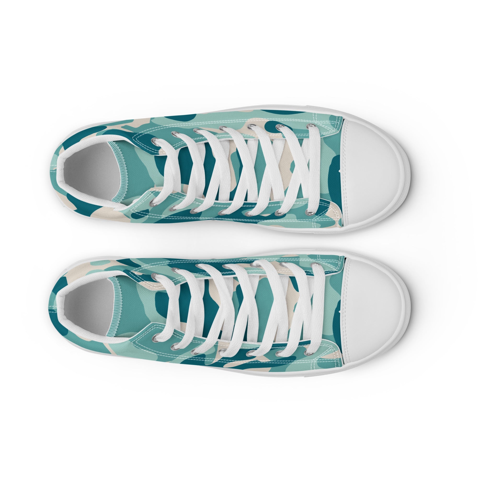 Army Enthusiast Women's High-Top Camouflage Sneakers