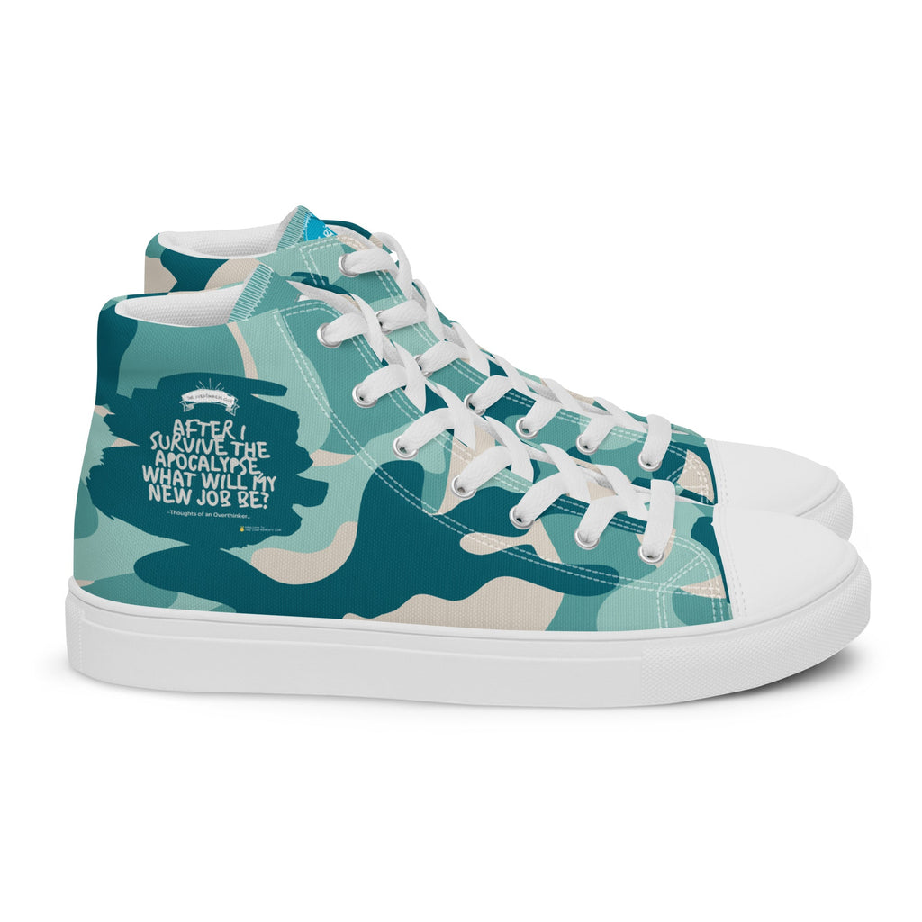 Army Enthusiast Women's High-Top Camouflage Sneakers